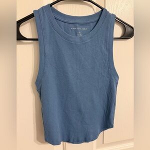 American Eagle Women's Sky Blue Tank Top